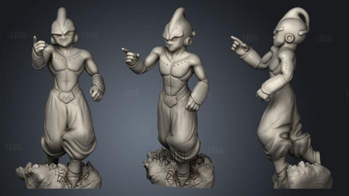 Majin Buu 3d stl for CNC
