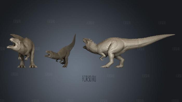 Динозавр Майнкрафт Гигантозавр 3d stl модель для ЧПУ