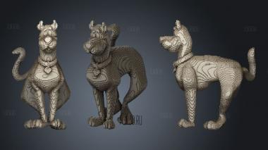 Minecraft Scooby Doo stl model for CNC