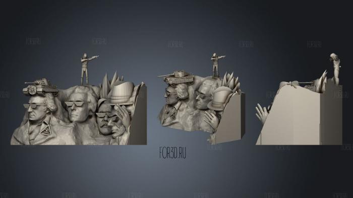 Mount Dankmore 3d stl for CNC