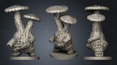 Myconid sprout ver 6 stl model for CNC