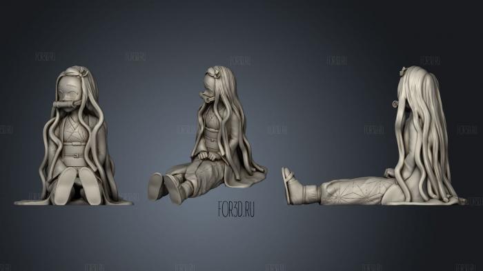 Незуко Камадо (2) 3d stl модель для ЧПУ