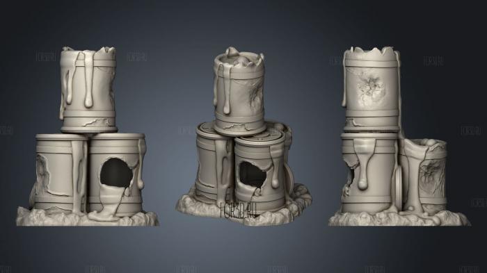 Nuclear Wasteland Nuclear Waste 3d stl for CNC