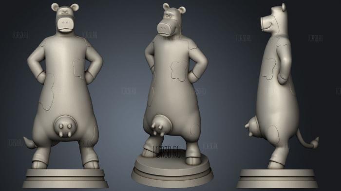 Otis barnyard2 3d stl for CNC