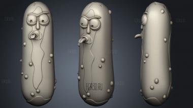 Pickle rick 4 the cockroach catcher stl model for CNC