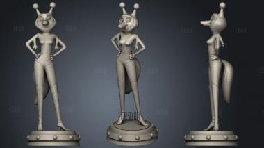 Porsha Crystal Alien Suit Sing 2 stl model for CNC