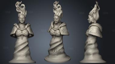 Queen Lina Dota 2 Chess Piece stl model for CNC