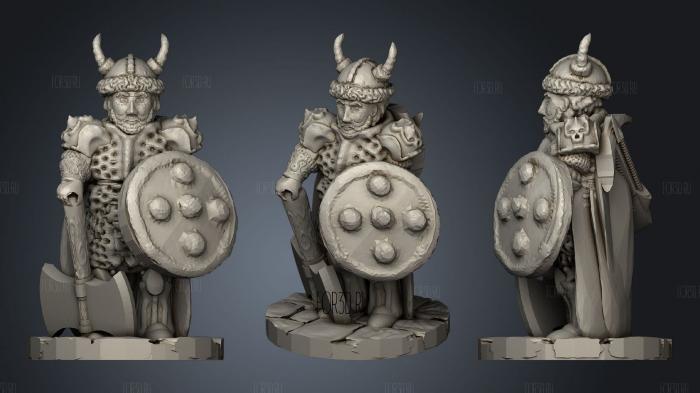 Рандито Герой D & d 3d stl модель для ЧПУ