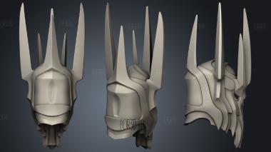 Sauron helmet stl model for CNC