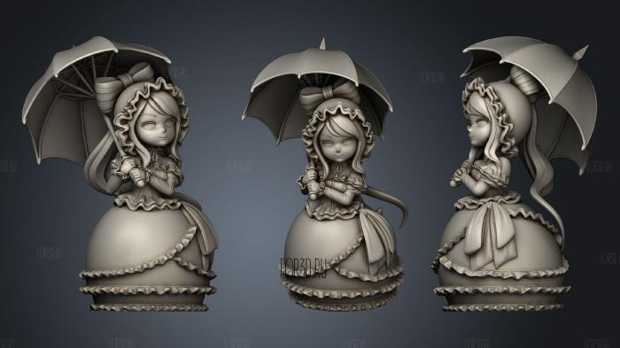 Shalltear Overlord 3d stl for CNC