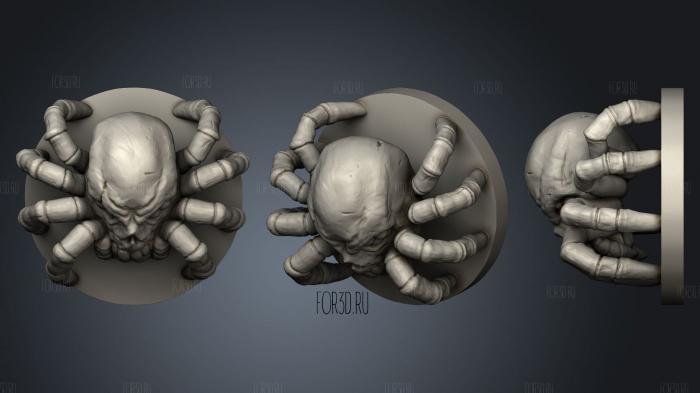 Spider skull 1 3d stl for CNC