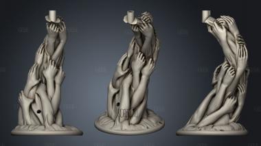 Stand For BLISSARAH THE WONDROUS END hollow stl model for CNC