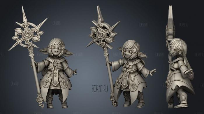 Baby Summoner 2 3d stl for CNC
