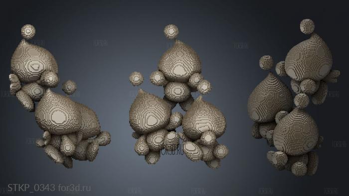STKP_0343 stl model for CNC