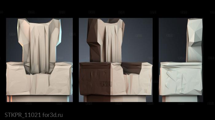 STKPR_11021 3d stl for CNC