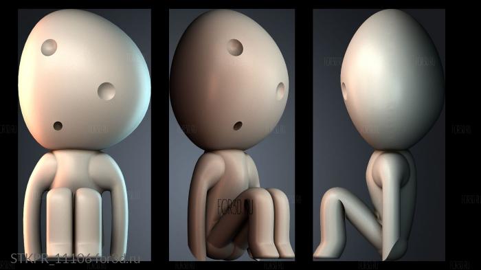 STKPR_11106 3d stl for CNC