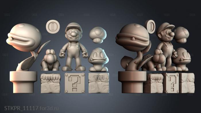 STKPR_11117 3d stl for CNC