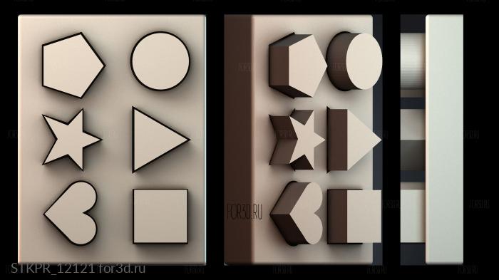 STKPR_12121 3d stl for CNC