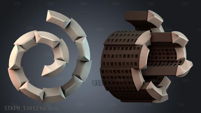 STKPR_13412 3d stl for CNC