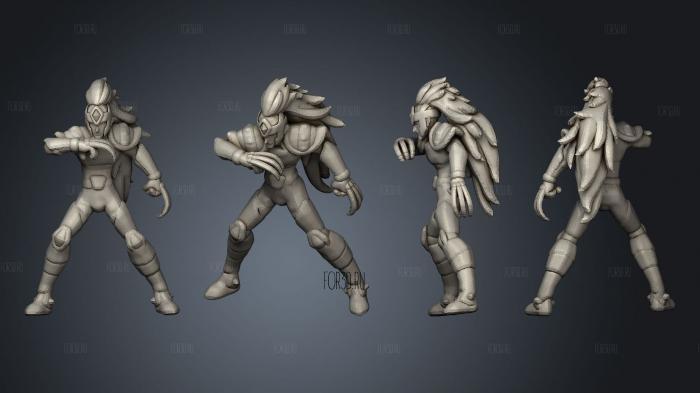Cavaleiros Gerais Ichi de Hidra 3d stl for CNC