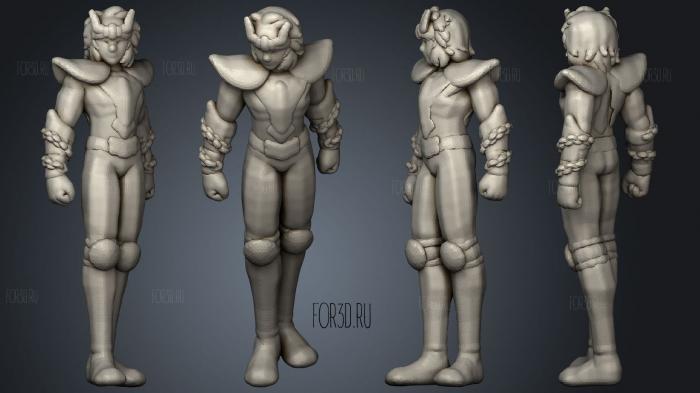 Cavaleiros Gerais Shun Manga 3d stl for CNC