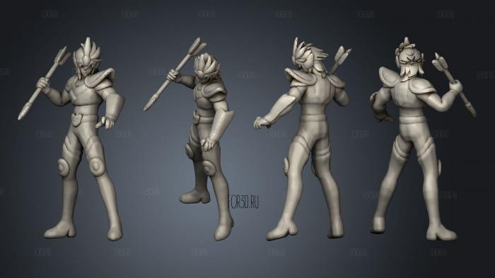 Cavaleiros Gerais Tremi de Sagita 3d stl for CNC