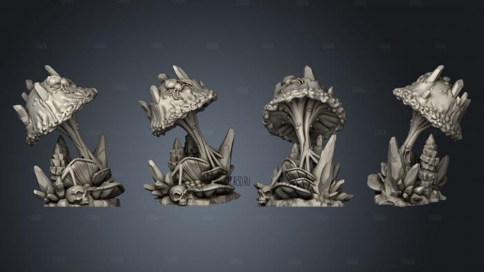 cave fungi pre 3d stl for CNC