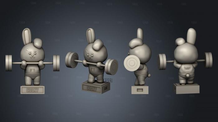 Cooky BT 21 3d stl for CNC