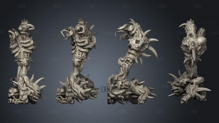 Cosmic Horror Nyzho Soul Body 3d stl for CNC