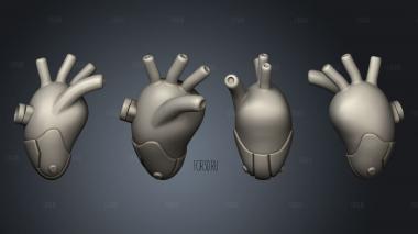 cyberpunk replacement organ vending machine tech heart stl model for CNC
