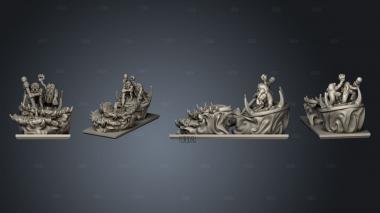 Daemon Army Chariot 2 stl model for CNC