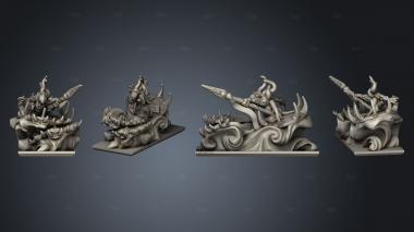 Daemon Army Chariot 3 stl model for CNC
