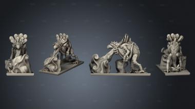 Daemon Army Daemonbeast 2 stl model for CNC