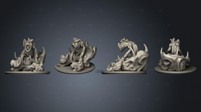 Daemon Army Disc Riders Single 3 3d stl for CNC