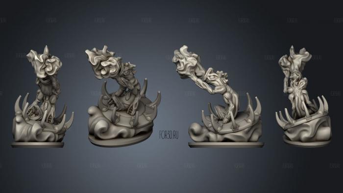Daemon Army Disc Riders Single 4 3d stl for CNC