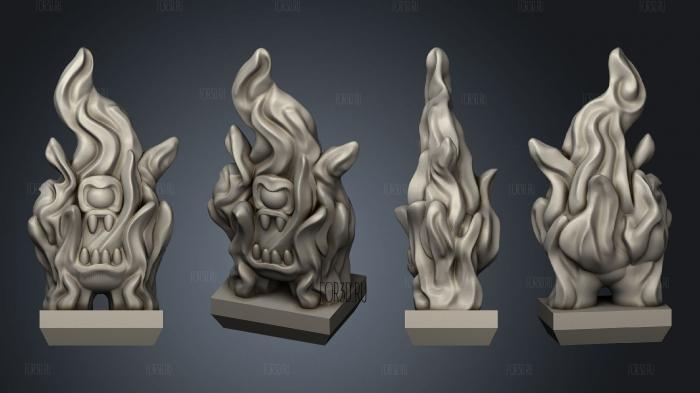 Daemon Army Inf 8 3d stl for CNC