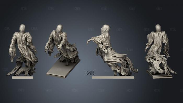 dementor   from harry potter 3d stl for CNC