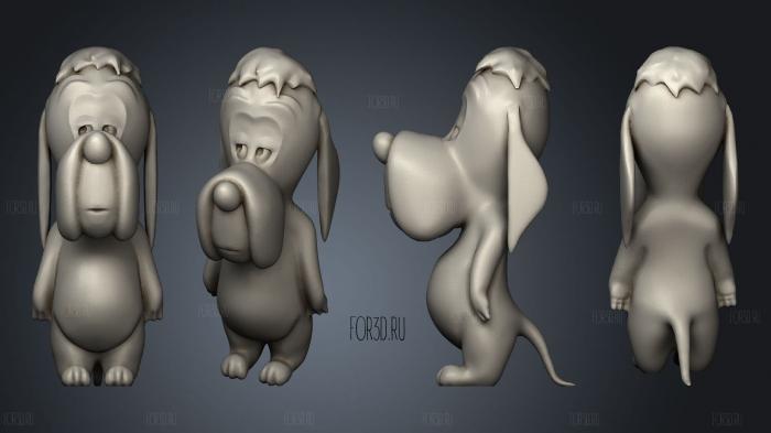 Droopy 3d stl for CNC