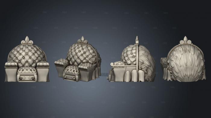 Dungeon Scatter Throne 3d stl for CNC