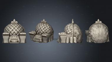Dungeon Scatter Throne stl model for CNC