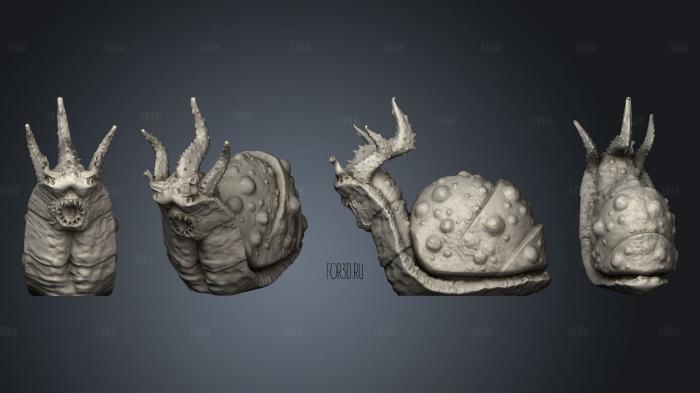 Dungeons and Monsters Flail Snail 3d stl for CNC