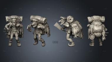 Dungeons and Monsters Goblin stl model for CNC