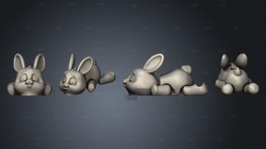 Flexi Bunny stl model for CNC
