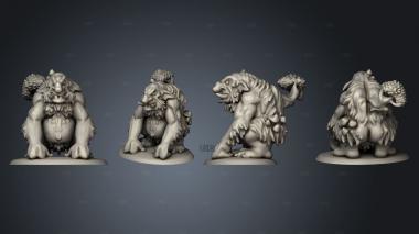 Forest Troll 3 Smaller Scale stl model for CNC