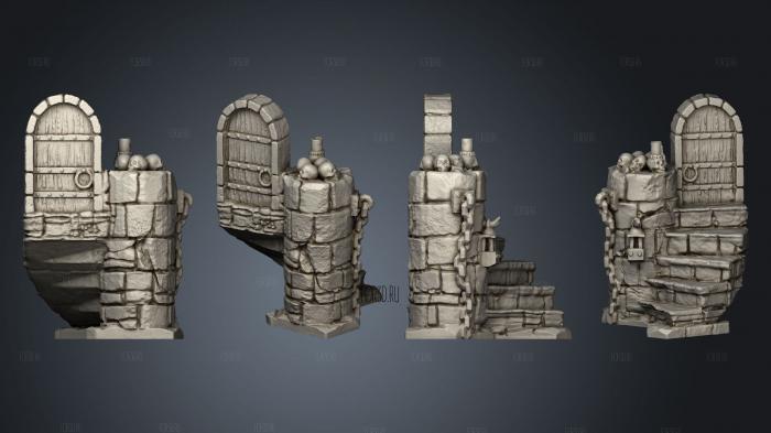 Gaol Iain Lovecraft 3d stl for CNC