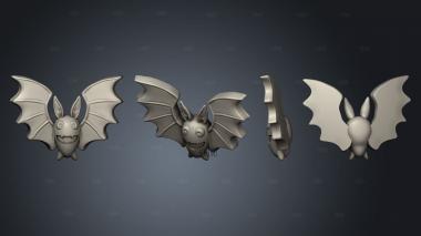 Halloween Bat 1 stl model for CNC