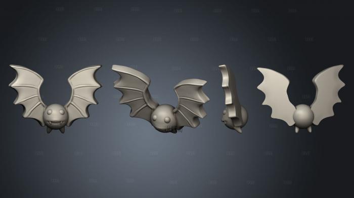 Halloween Bat 2 3d stl for CNC