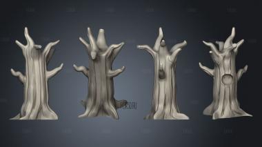 Halloween Dead Tree 1 stl model for CNC
