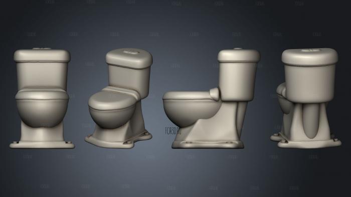 Jamie Korte Toilet Mimic 3d stl for CNC