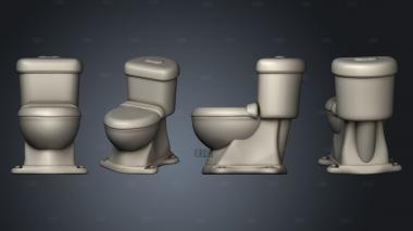 Jamie Korte Toilet Mimic stl model for CNC